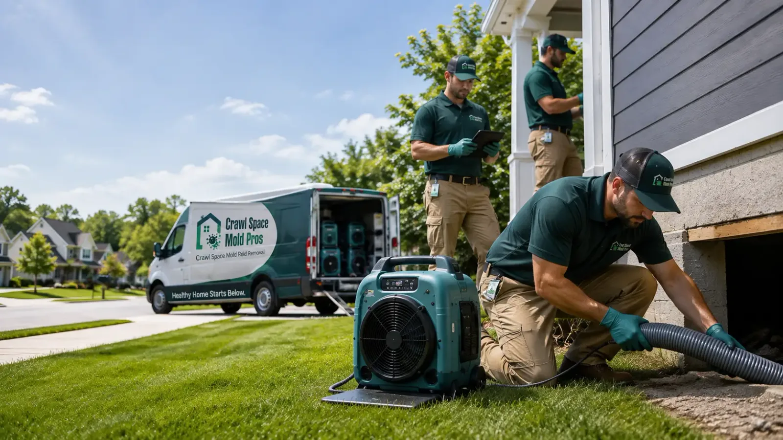 Crawl Space Mold Removal in Curtis, WA